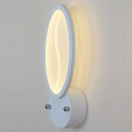 Pintura contemporânea moderna integrada para arandelas de parede com luz ambiente