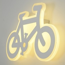 Pintura contemporânea moderna integrada para arandelas de parede com luz ambiente