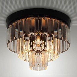 Moderno Contemporâneo Cristal Metal Montagem Embutida