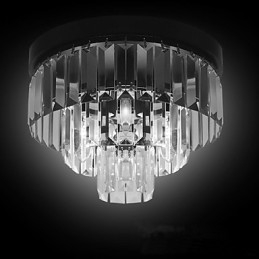 Moderno Contemporâneo Cristal Metal Montagem Embutida