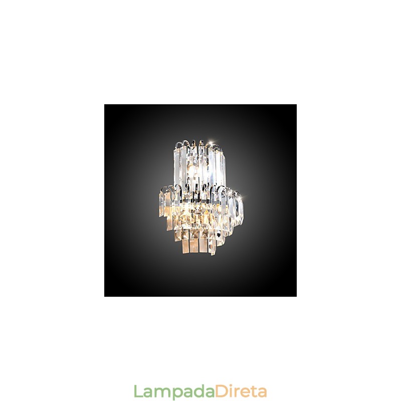 Apliques de parede Cristal Moderno Contemporâneo Vidro