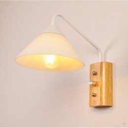 Japonês Coreano Corredor Varanda Escadas Quarto Lâmpada de Cabeceira Luminária de Parede Vidro Madeira