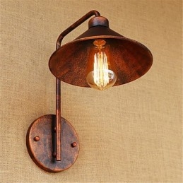American Country Retro Ferro Decorativo Personalidade Criativa Café Restaurante Iluminação