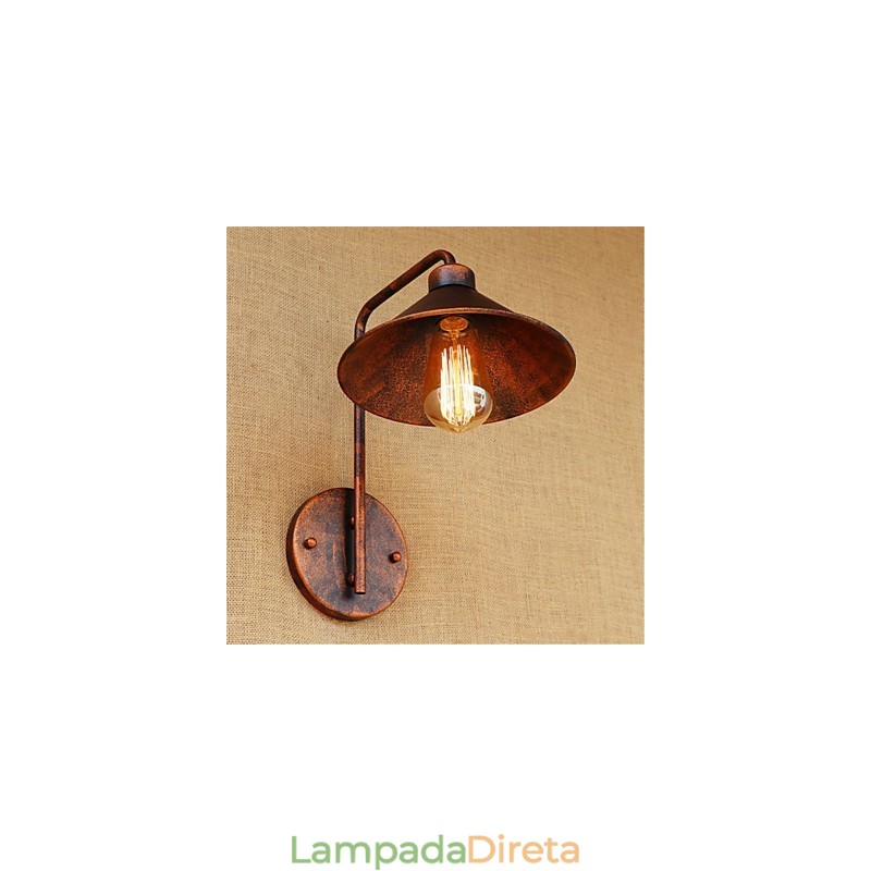 American Country Retro Ferro Decorativo Personalidade Criativa Café Restaurante Iluminação