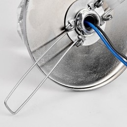 Mini estilo moderno e contemporâneo de cristal cromado metal embutido