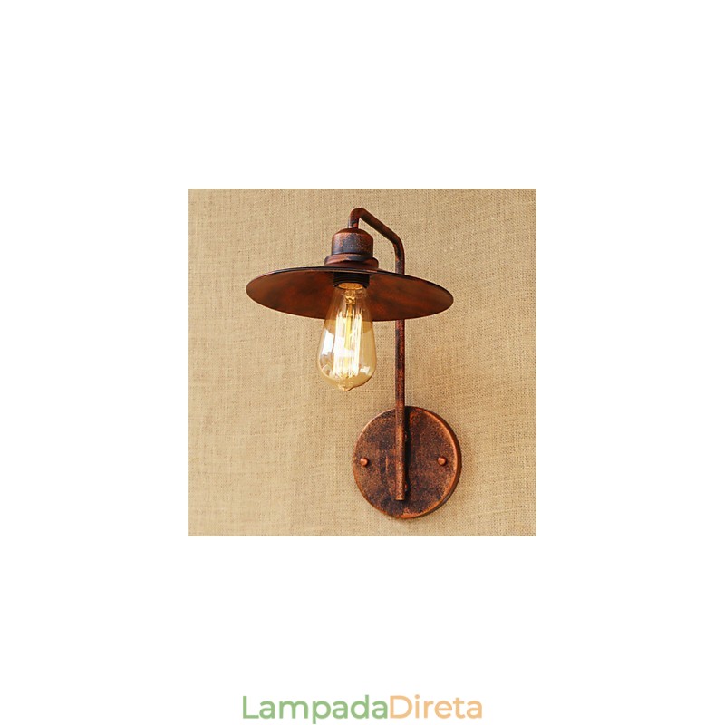 Pintura rústica moderna contemporânea para arandelas de parede estilo mini downlight