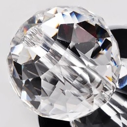 Mini estilo moderno e contemporâneo de cristal cromado metal embutido
