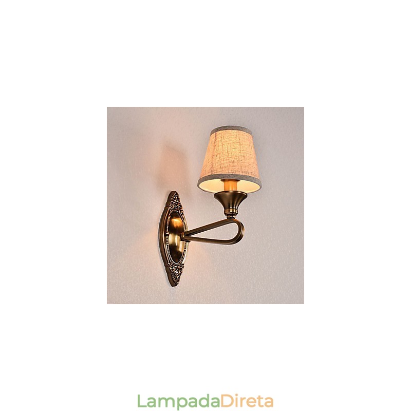 Recurso tradicional clássico galvanizado para proteção ocular Downlight Wall Spots Wall Light