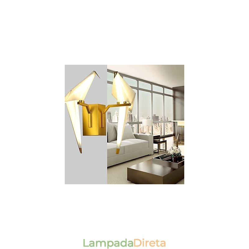 Recurso eletrogalvanizado contemporâneo para arandelas de parede Downlight