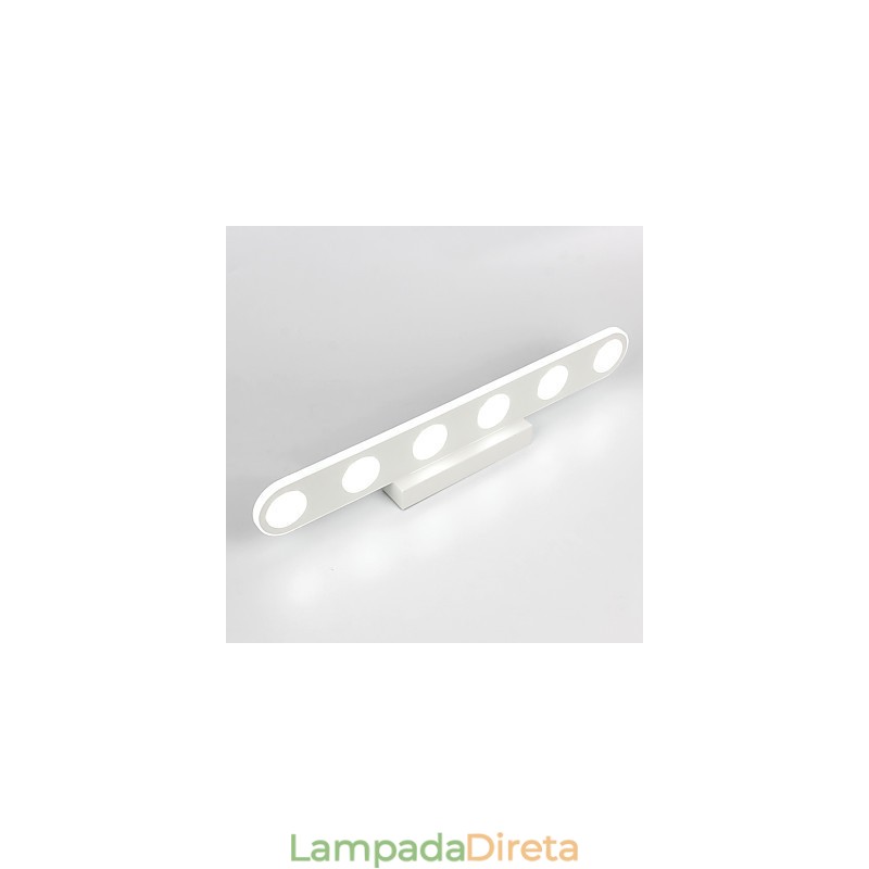 Luminária de parede moderna contemporânea integrada para iluminação de banheiro downlight