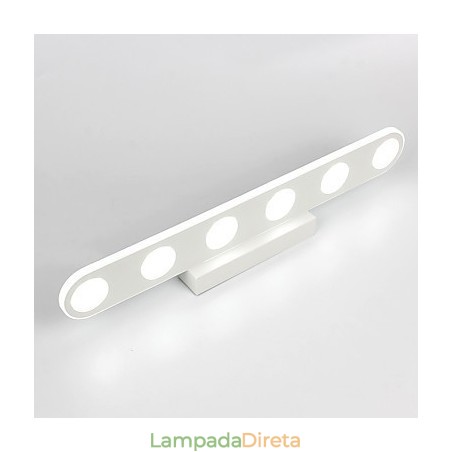 Luminária de parede moderna contemporânea integrada para iluminação de banheiro downlight Luminária de parede moderna contemporânea integrada para iluminação de banheiro downlight