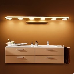 Luminária de parede moderna contemporânea integrada para iluminação de banheiro downlight