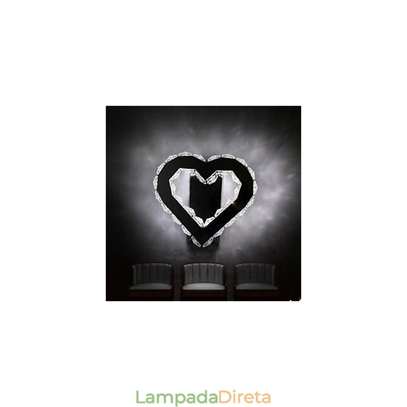 Recurso integrado moderno e contemporâneo cromado para luminárias de parede com luz ambiente Luminária de parede