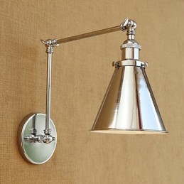 Recurso moderno contemporâneo retrô galvanizado para proteção ocular de braço oscilante, luz ambiente