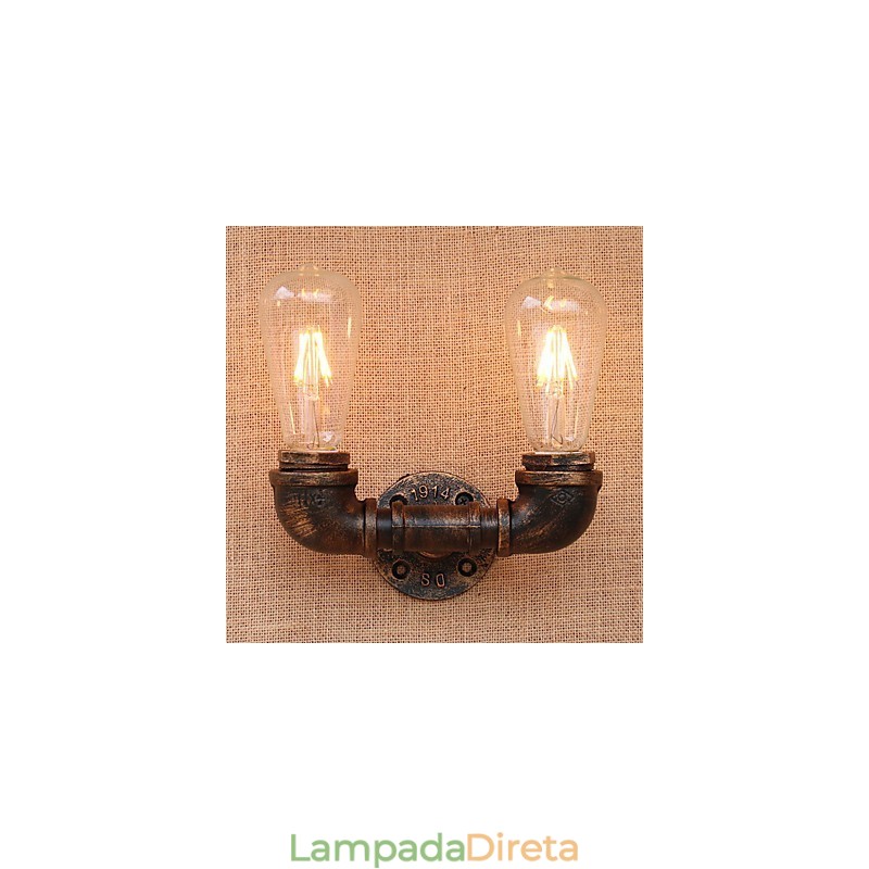 Recurso de pintura retrô country para arandelas de parede de luz ambiente estilo mini