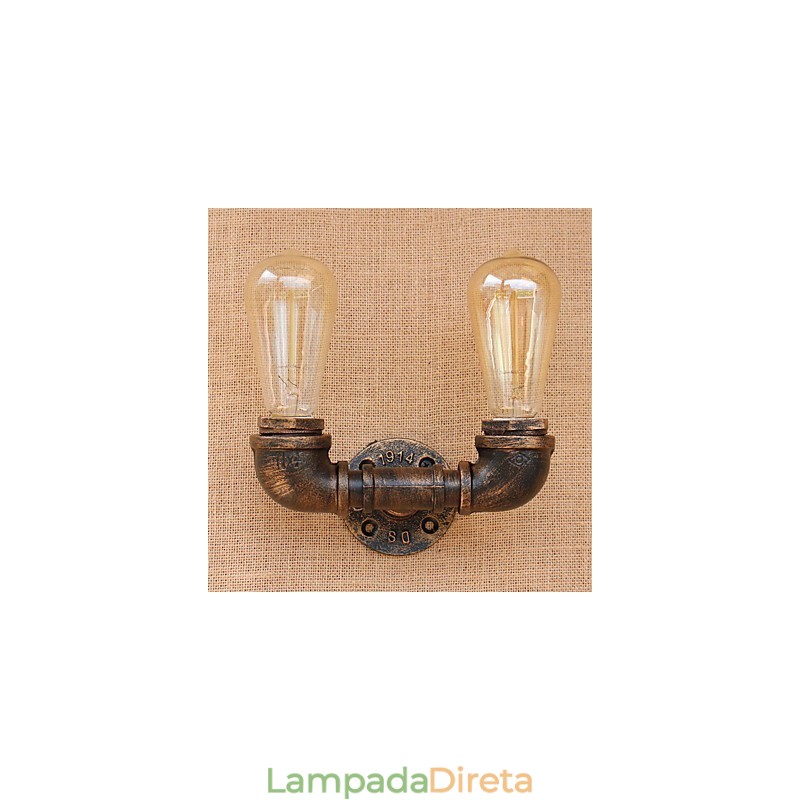 Recurso de pintura retrô country para arandelas de parede de luz ambiente estilo mini