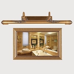 Espelho Lâmpada Integrada Moderna Contemporânea Tradicional Clássica Rústica Lodge Vintage Antique Bronze