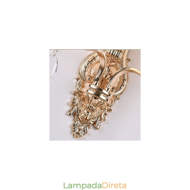 Luminária de parede moderna contemporânea galvanizada para proteção ocular, arandela de luz ambiente, luminária de parede
