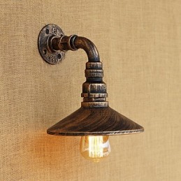 Pintura rústica estilo chalé country retrô para apliques de parede com luz ambiente estilo mini