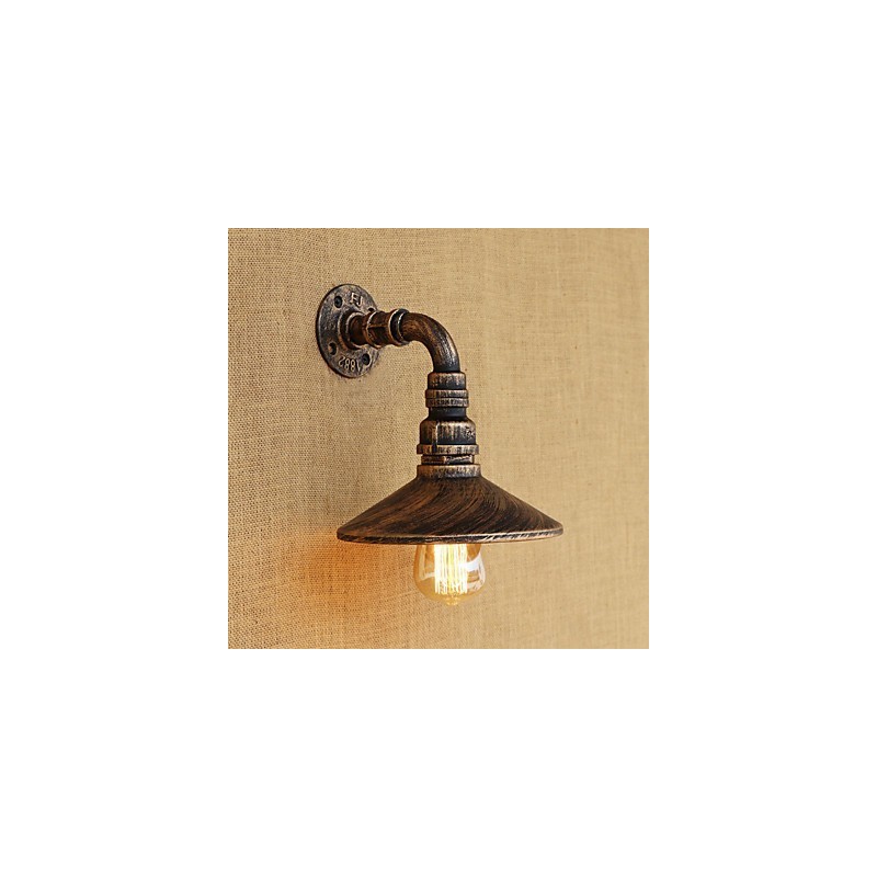 Pintura rústica estilo chalé country retrô para apliques de parede com luz ambiente estilo mini