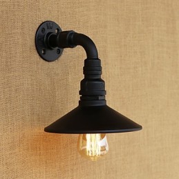 Pintura rústica estilo chalé country retrô para apliques de parede com luz ambiente estilo mini