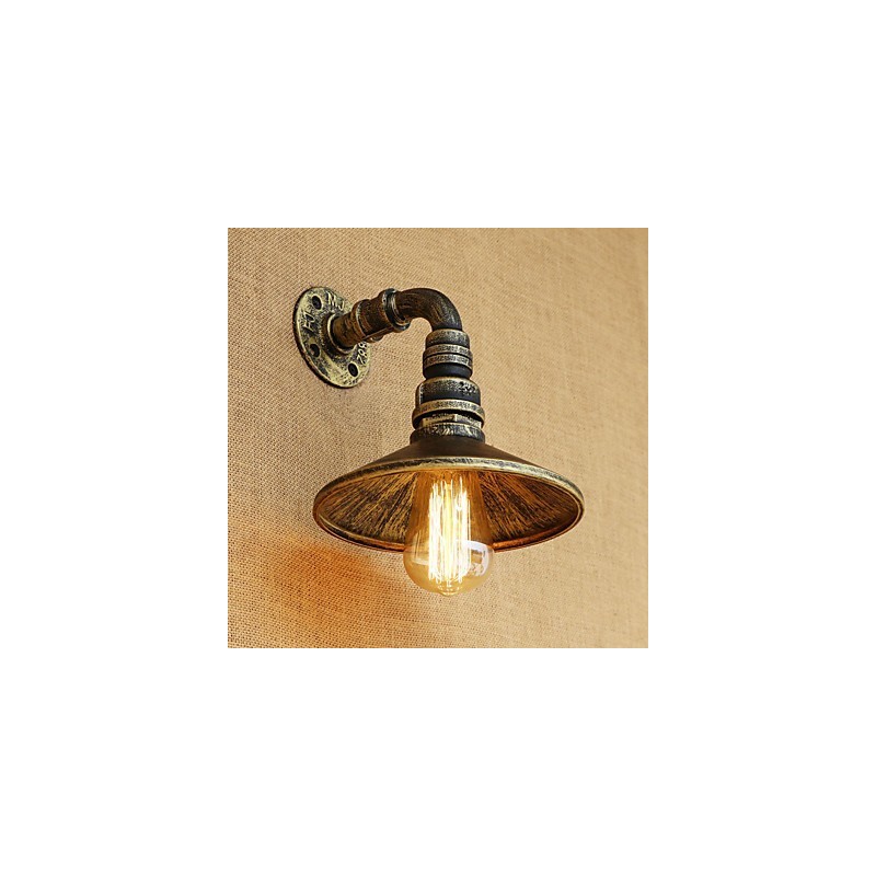 Pintura rústica estilo chalé country retrô para apliques de parede com luz ambiente estilo mini