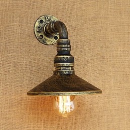 Pintura rústica estilo chalé country retrô para apliques de parede com luz ambiente estilo mini