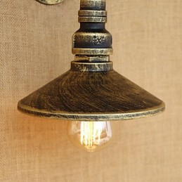 Pintura rústica estilo chalé country retrô para apliques de parede com luz ambiente estilo mini