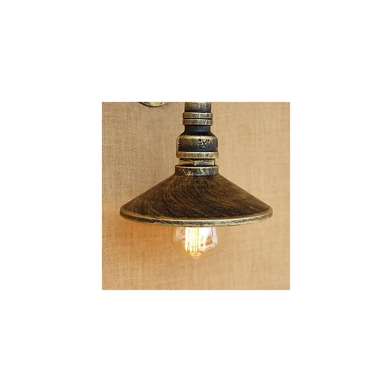Pintura rústica estilo chalé country retrô para apliques de parede com luz ambiente estilo mini