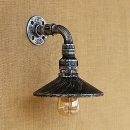 Pintura rústica estilo chalé country retrô para apliques de parede com luz ambiente estilo mini