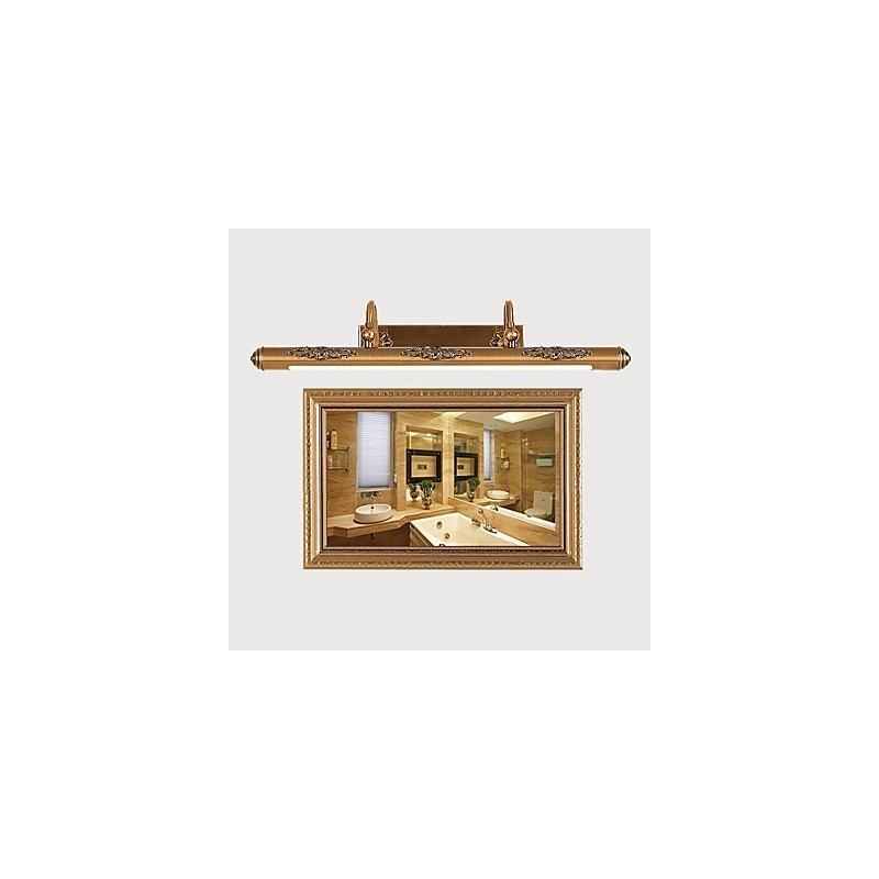 Lâmpada de espelho 80CM 1Tradicional Vintage Antique Latão Característica para