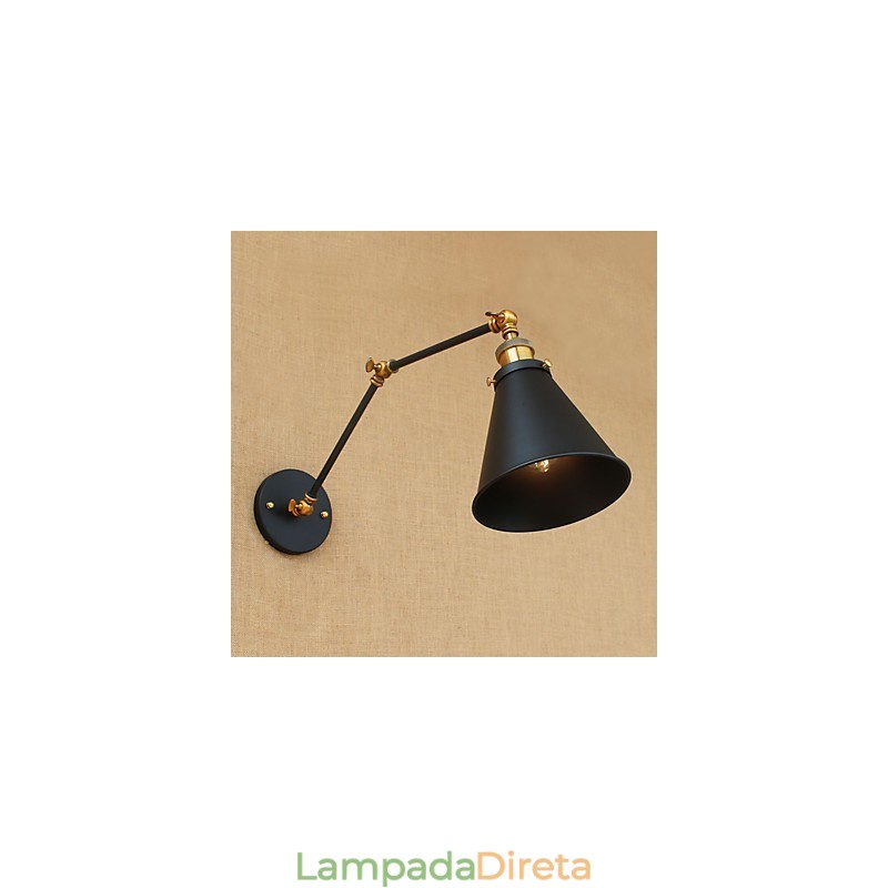 Pintura rústica de chalé country para luzes de braço oscilante com luz ambiente