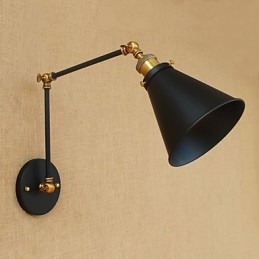 Pintura rústica de chalé country para luzes de braço oscilante com luz ambiente