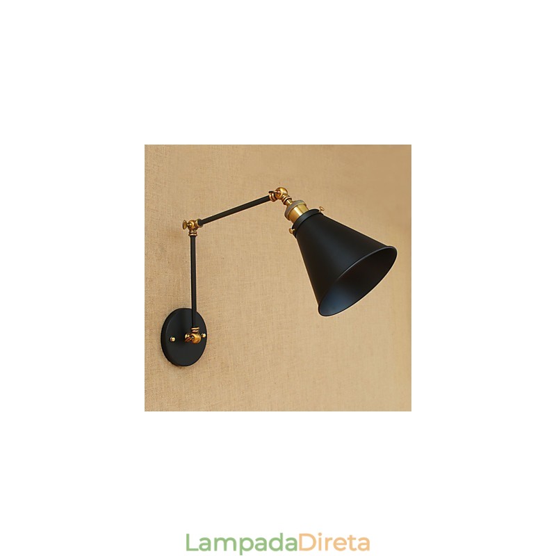 Pintura rústica de chalé country para luzes de braço oscilante com luz ambiente