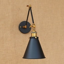 Pintura rústica de chalé country para luzes de braço oscilante com luz ambiente