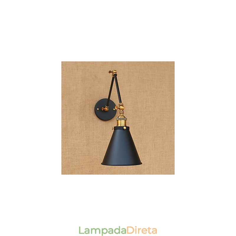 Pintura rústica de chalé country para luzes de braço oscilante com luz ambiente