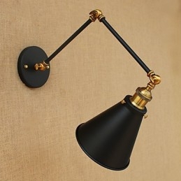 Pintura rústica de chalé country para luzes de braço oscilante com luz ambiente