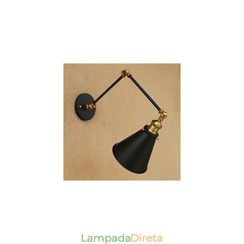 Pintura rústica de chalé country para luzes de braço oscilante com luz ambiente