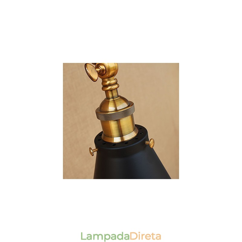 Pintura rústica de chalé country para luzes de braço oscilante com luz ambiente