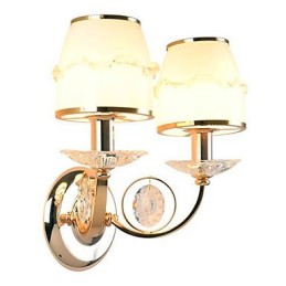 Recurso eletrogalvanizado contemporâneo moderno para braço oscilante de cristal, proteção para os olhos, luz ambiente, luzes de parede, parede