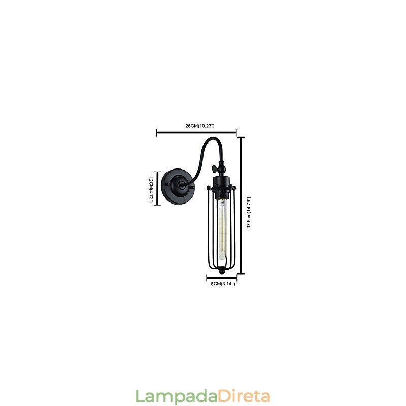 Pintura Clássica Tradicional Rústica Lodge Recurso para Luzes de Parede Downlight Luz de Parede