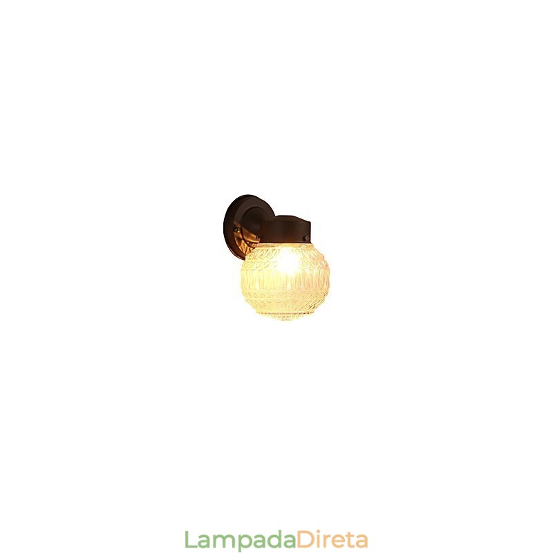 Acabamento em óxido preto contemporâneo moderno para arandelas de parede estilo mini com luz ambiente
