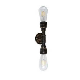 Arandelas de parede rústicas tradicionais clássicas de latão antigo para iluminação ambiente
