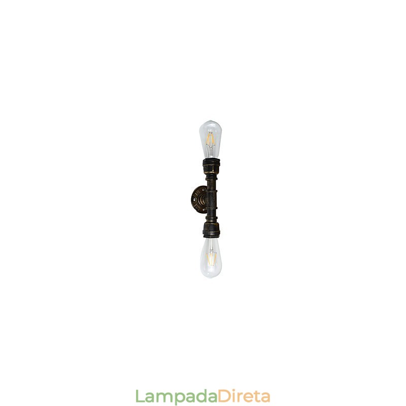 Arandelas de parede rústicas tradicionais clássicas de latão antigo para iluminação ambiente
