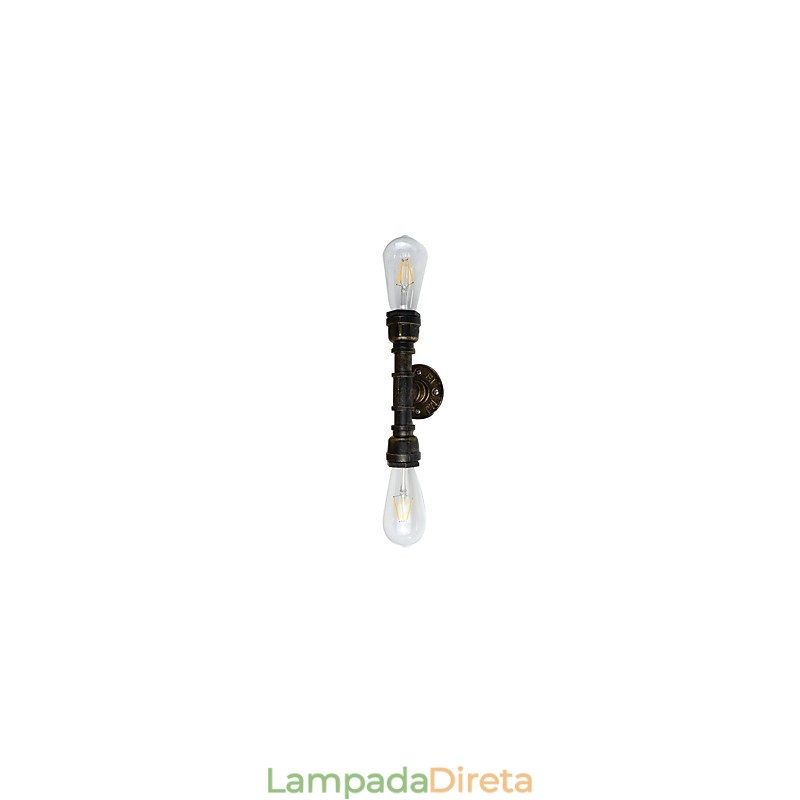 Arandelas de parede rústicas tradicionais clássicas de latão antigo para iluminação ambiente