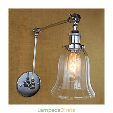 Recurso de galvanoplastia retrô country para proteção ocular de estilo mini, luz ambiente, braço oscilante, luzes de parede Recurso de galvanoplastia retrô country para proteção ocular de estilo mini, luz ambiente, braço oscilante, luzes de parede