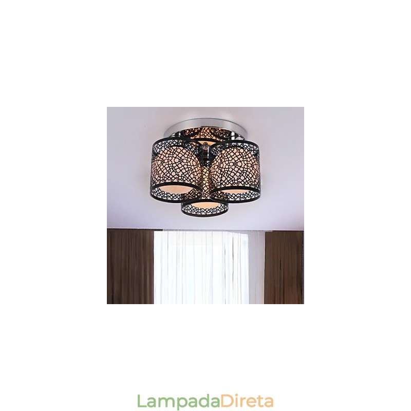 Pintura Contemporânea Moderna Metal Montagem Embutida