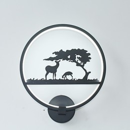 Luminária de parede de alumínio minimalista nórdica moderna para TV, corredor, escadas, quarto, cabeceira, luminária de parede, luzes de corredor de hotel