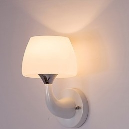 Luminária de parede metálica moderna contemporânea embutida e de teto Hugger, luminária de parede com destaque