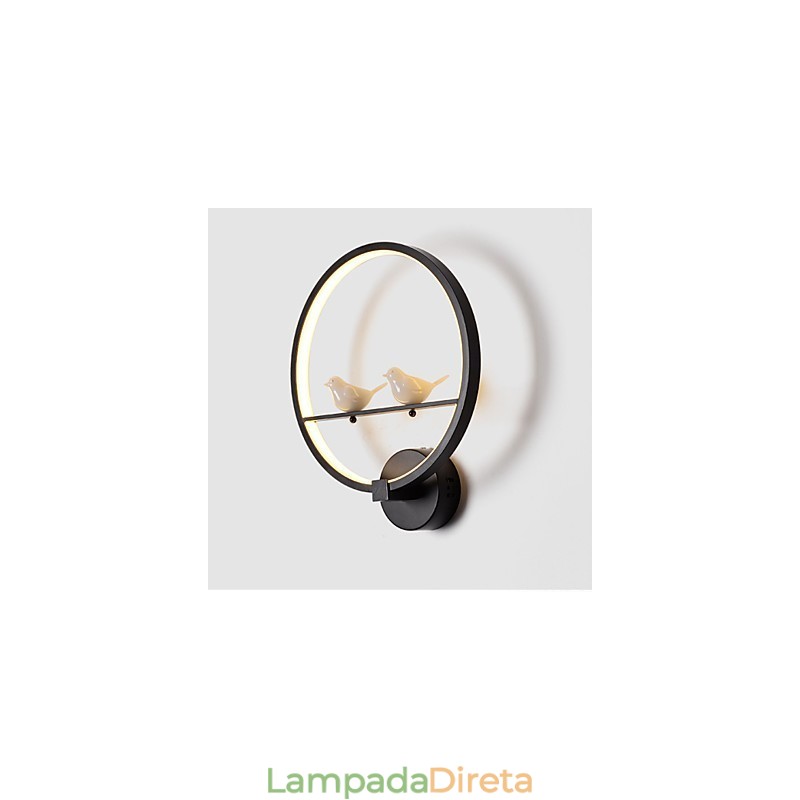 Luminária de parede para quarto Luminária de cabeceira e personalidade criativa de escada circular minimalista moderna Luminária de parede para corredor